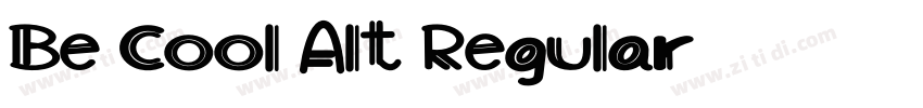 Be Cool Alt Regular字体转换